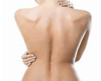 Picture of a slim and toned back after liposuction